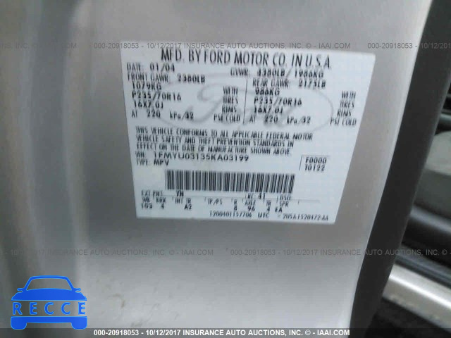 2005 Ford Escape 1FMYU03135KA03199 image 8