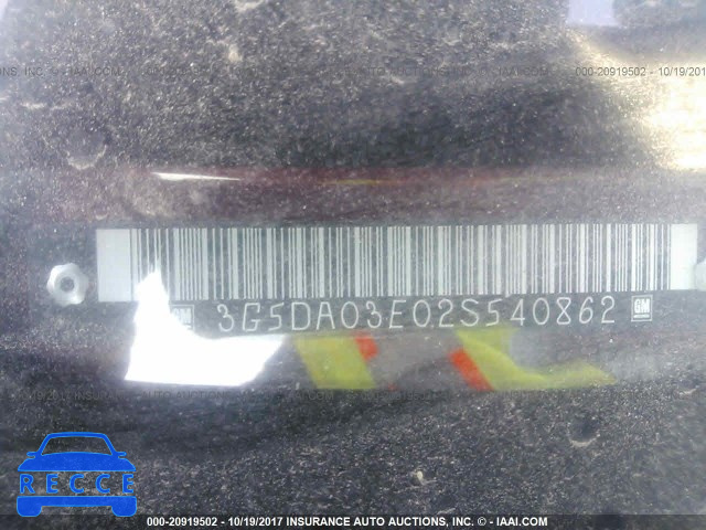 2002 Buick Rendezvous 3G5DA03E02S540862 image 8