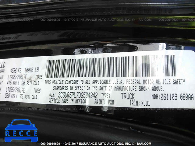 2013 RAM 2500 3C6UR5PL7DG594342 image 8