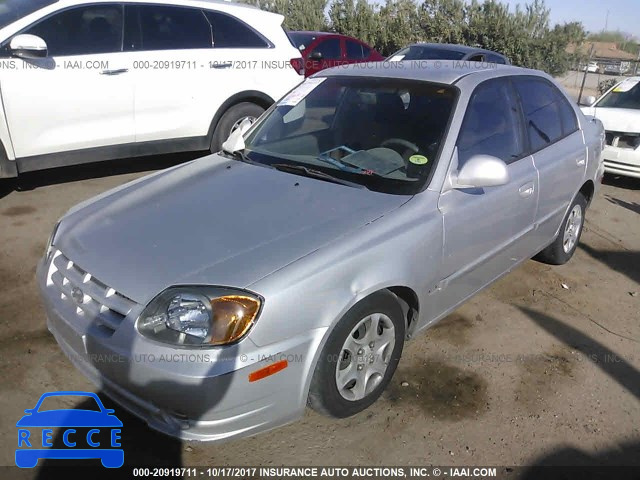 2003 HYUNDAI ACCENT GL KMHCG45C13U475197 image 1