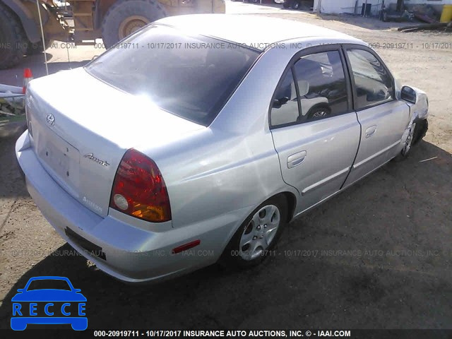 2003 HYUNDAI ACCENT GL KMHCG45C13U475197 image 3