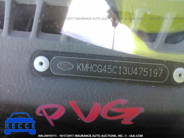 2003 HYUNDAI ACCENT GL KMHCG45C13U475197 image 8