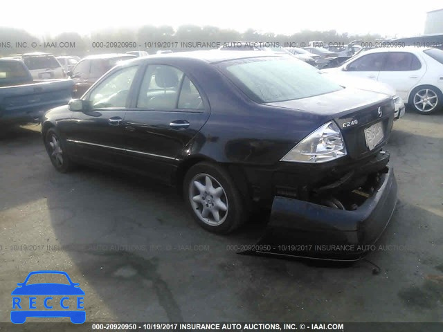 2004 Mercedes-benz C WDBRF61J44A630439 image 2