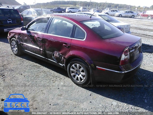 2003 Volkswagen Passat GLS WVWPD63B63P349565 image 2