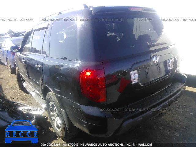 2005 Honda Pilot EXL 5FNYF18585B050158 image 2