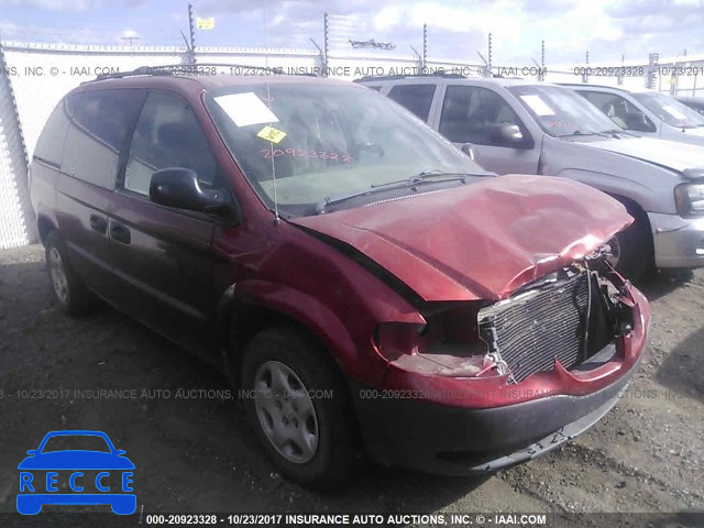 2003 Dodge Caravan SE 1D4GP25373B102786 зображення 0