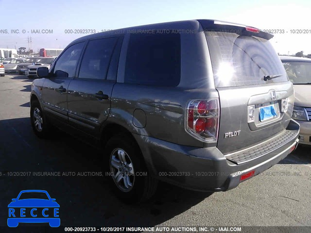 2007 Honda Pilot 5FNYF281X7B025512 image 2