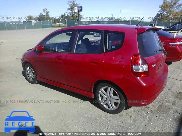 2008 Honda FIT SPORT JHMGD37638S010843 image 2