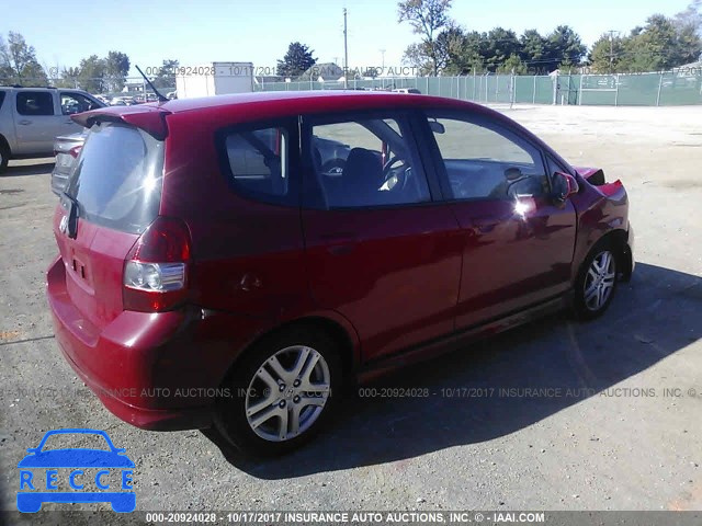 2008 Honda FIT SPORT JHMGD37638S010843 image 3