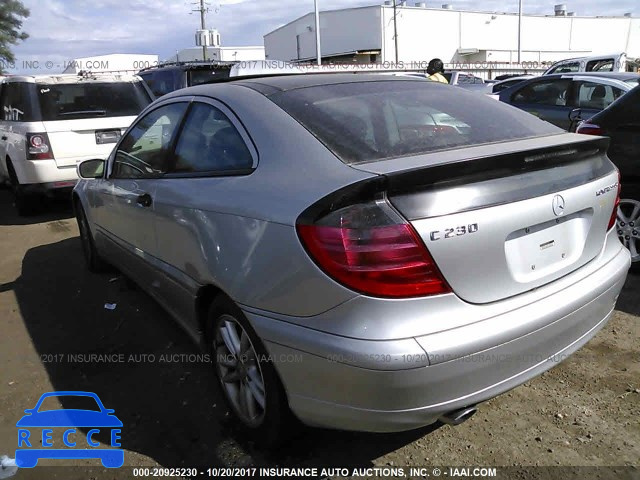 2003 Mercedes-benz C 230K SPORT COUPE WDBRN40J33A406683 image 2