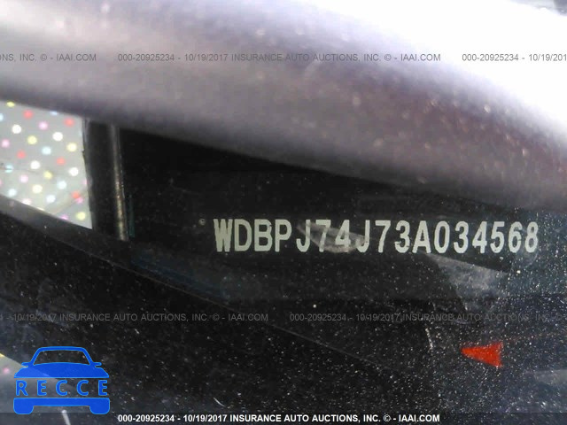 2003 Mercedes-benz CL 55 AMG WDBPJ74J73A034568 image 8
