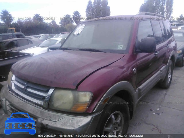 2002 Mitsubishi Montero XLS JA4MW31R12J002085 зображення 1