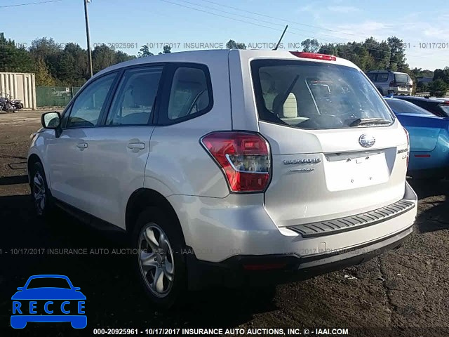 2015 SUBARU FORESTER 2.5I JF2SJAAC2FH434629 image 2