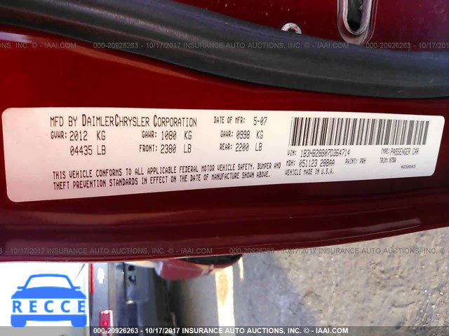 2007 Dodge Caliber 1B3HB28B07D364714 image 8