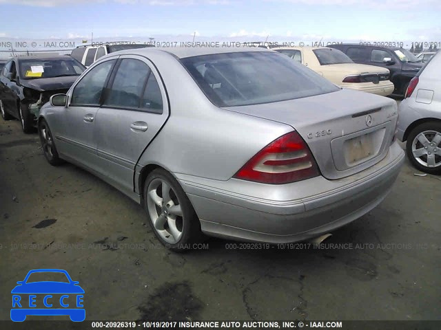 2004 Mercedes-benz C 230K SPORT SEDAN WDBRF40J44F529085 image 2