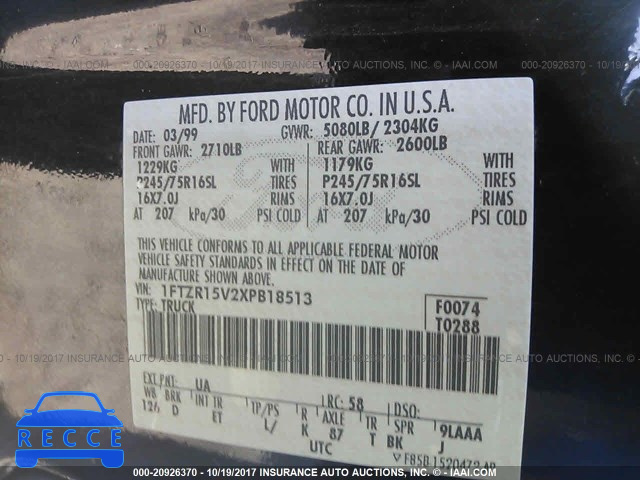 1999 Ford Ranger 1FTZR15V2XPB18513 image 8