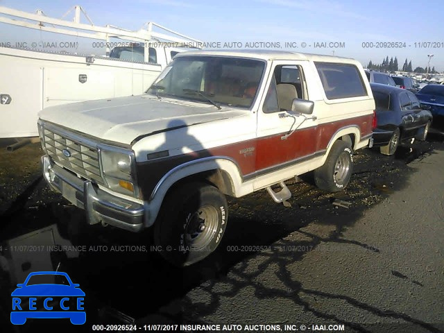 1986 Ford Bronco U100 1FMDU15N4GLB02504 зображення 1