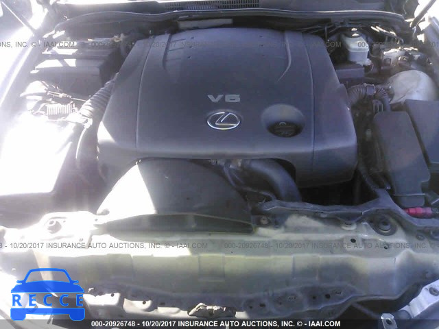 2006 LEXUS IS 250 JTHCK262762000617 image 9