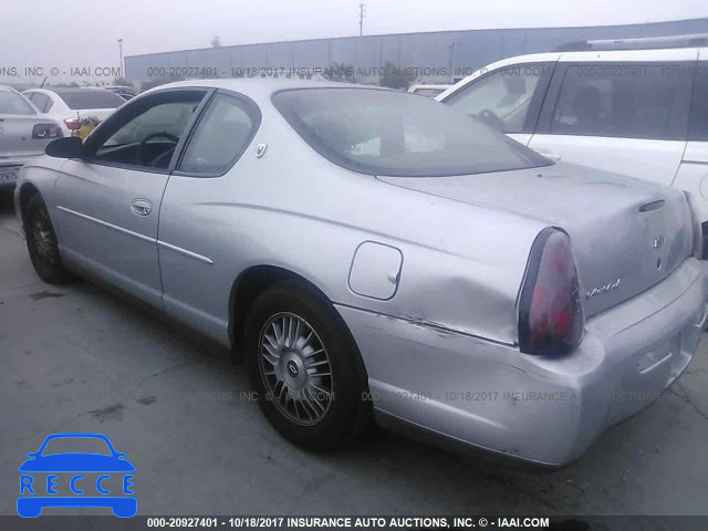 2000 Chevrolet Monte Carlo LS 2G1WW12E3Y9331494 зображення 2
