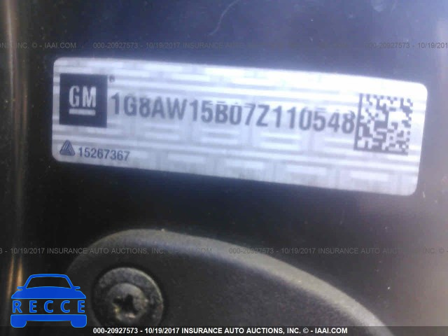 2007 Saturn ION LEVEL 3 1G8AW15B07Z110548 image 8