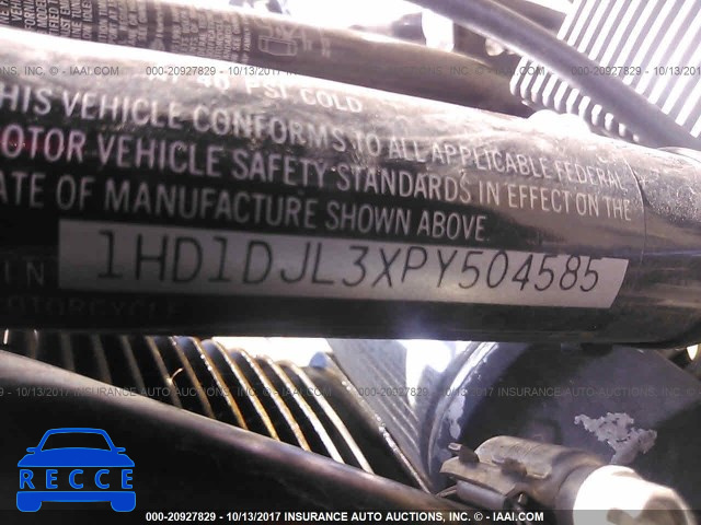 1993 Harley-davidson FLHT 1HD1DJL3XPY504585 зображення 9