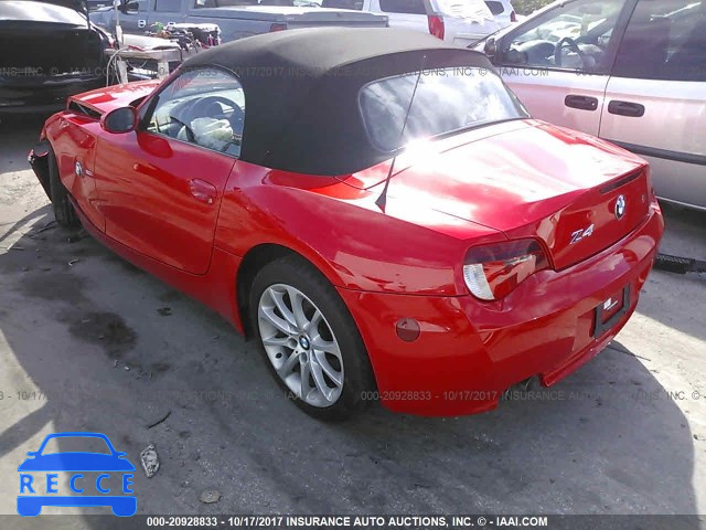 2007 BMW Z4 3.0 4USBU33507LW60726 зображення 2