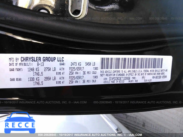 2014 Dodge Journey 3C4PDCBG3ET122036 image 8