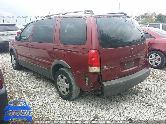 2005 PONTIAC MONTANA SV6 1GMDV33L35D255294 image 2