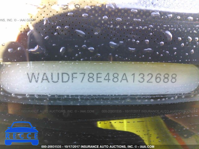 2008 Audi A4 2.0T QUATTRO WAUDF78E48A132688 image 8