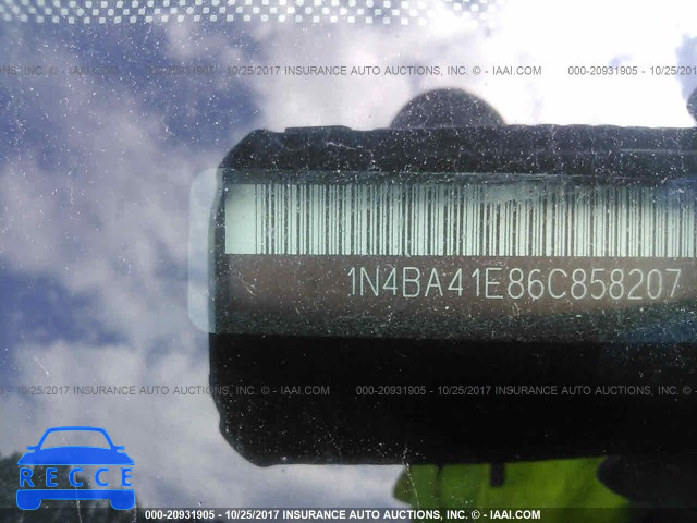 2006 Nissan Maxima 1N4BA41E86C858207 image 8