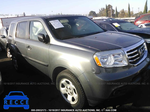 2013 Honda Pilot LX 5FNYF3H23DB039035 image 0