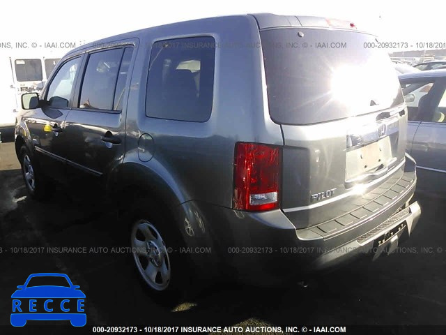 2013 Honda Pilot LX 5FNYF3H23DB039035 image 2