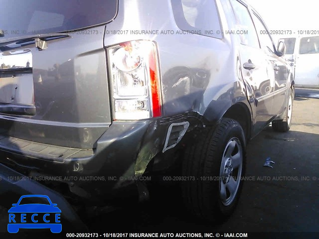 2013 Honda Pilot LX 5FNYF3H23DB039035 image 5