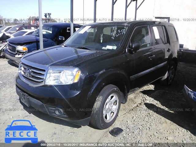 2013 Honda Pilot LX 5FNYF4H22DB055720 image 1