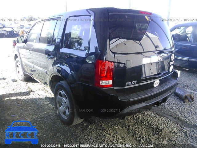 2013 Honda Pilot LX 5FNYF4H22DB055720 image 2