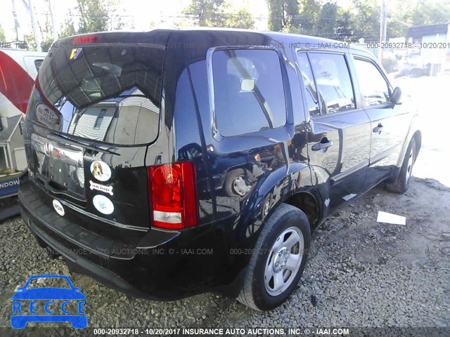2013 Honda Pilot LX 5FNYF4H22DB055720 image 3