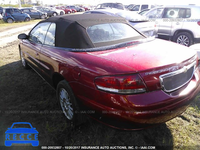 2004 Chrysler Sebring LXI 1C3EL55R34N406059 image 2