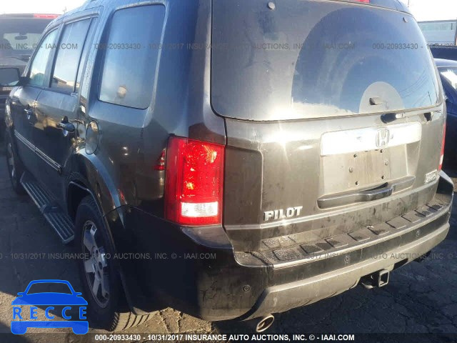 2011 Honda Pilot TOURING 5FNYF4H97BB092823 image 2