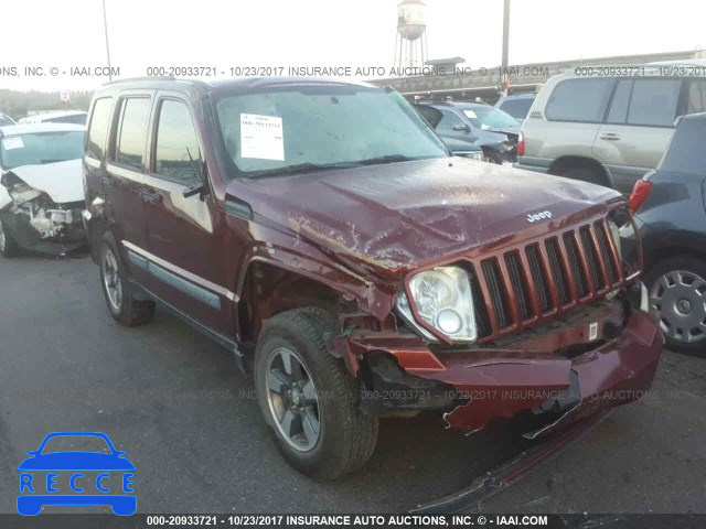 2008 JEEP LIBERTY 1J8GP28K68W144844 зображення 0