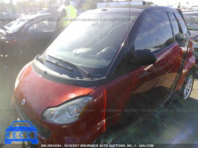 2008 Smart Fortwo PASSION WMEEK31X08K191546 image 1