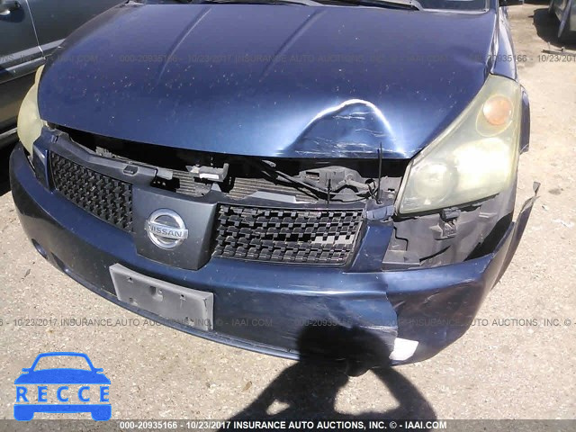 2006 Nissan Quest S/SE/SL 5N1BV28U56N102642 image 5