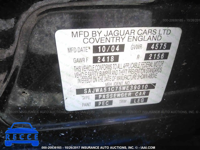 2005 Jaguar X-Type SAJWA51C75WE39010 image 8