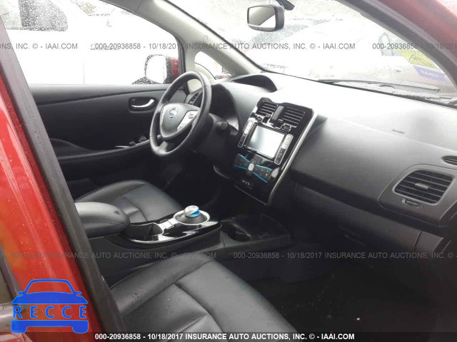 2015 Nissan Leaf 1N4AZ0CP8FC301356 зображення 4