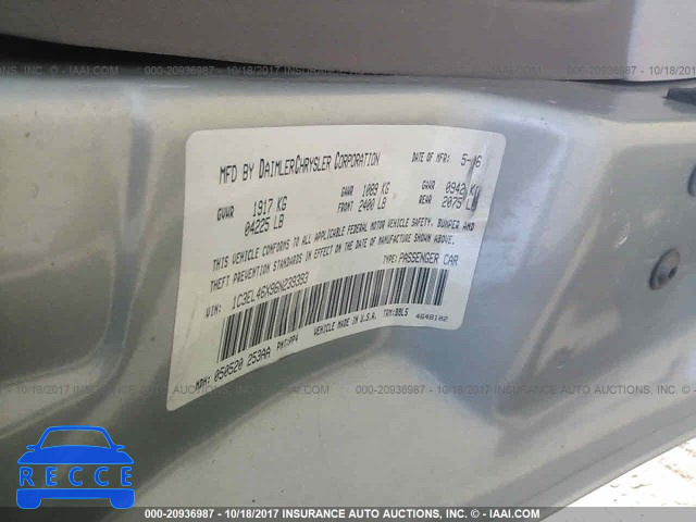 2006 Chrysler Sebring 1C3EL46X96N239393 image 8