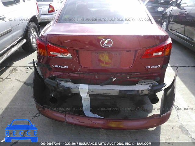 2006 Lexus IS 250 JTHBK262462013966 image 5