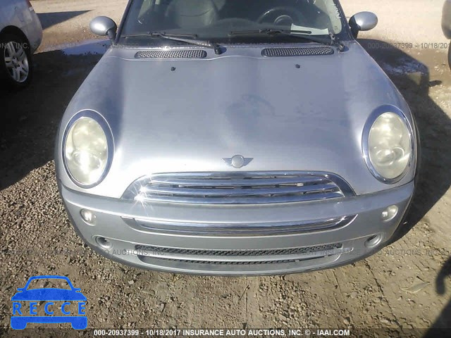 2006 Mini Cooper WMWRC33536TK19028 зображення 5