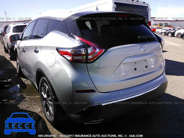 2017 NISSAN MURANO 5N1AZ2MH7HN163194 зображення 2