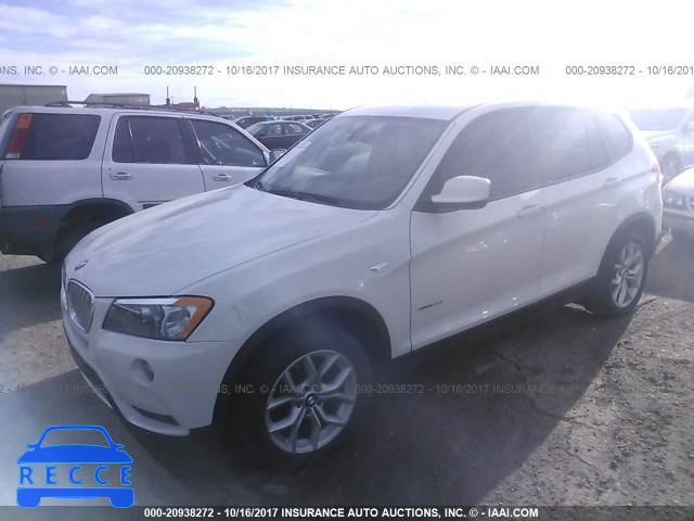 2012 BMW X3 5UXWX7C55CL737301 зображення 1