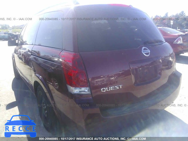 2005 Nissan Quest 5N1BV28U75N136600 image 2