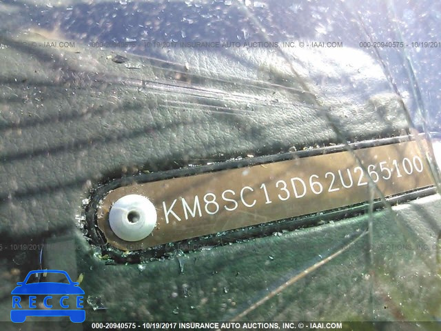 2002 Hyundai Santa Fe GLS/LX KM8SC13D62U265100 image 8